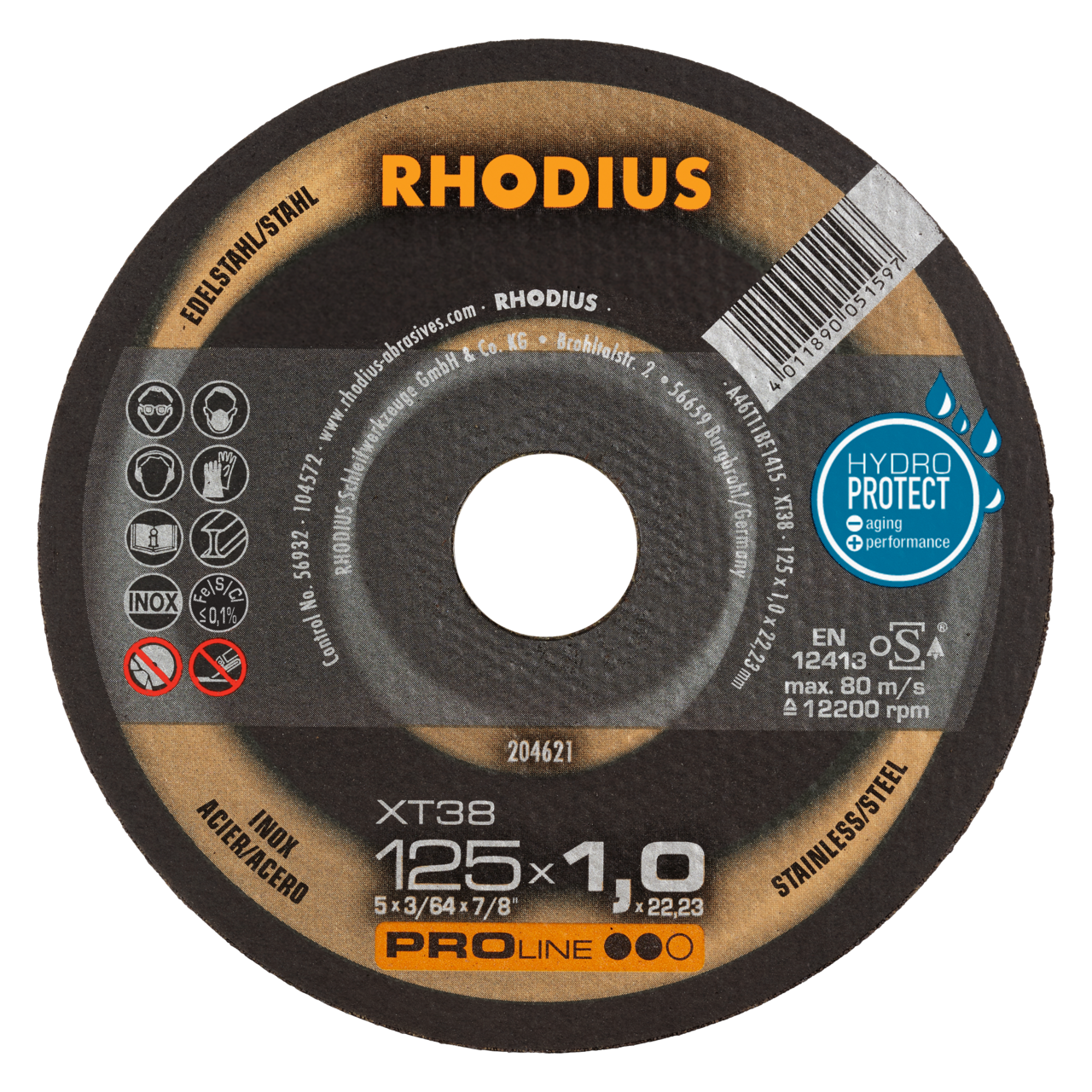 Doorslijpschijven voor RVS