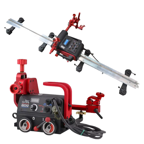 Draagbare las- en snijwagens